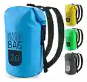 Bolsa Seca Tula Mochila Impermeable Camping 20l Doble Correa