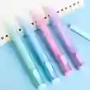 Borrador Retractil Con 3 Repuestos Verde Y Rosado