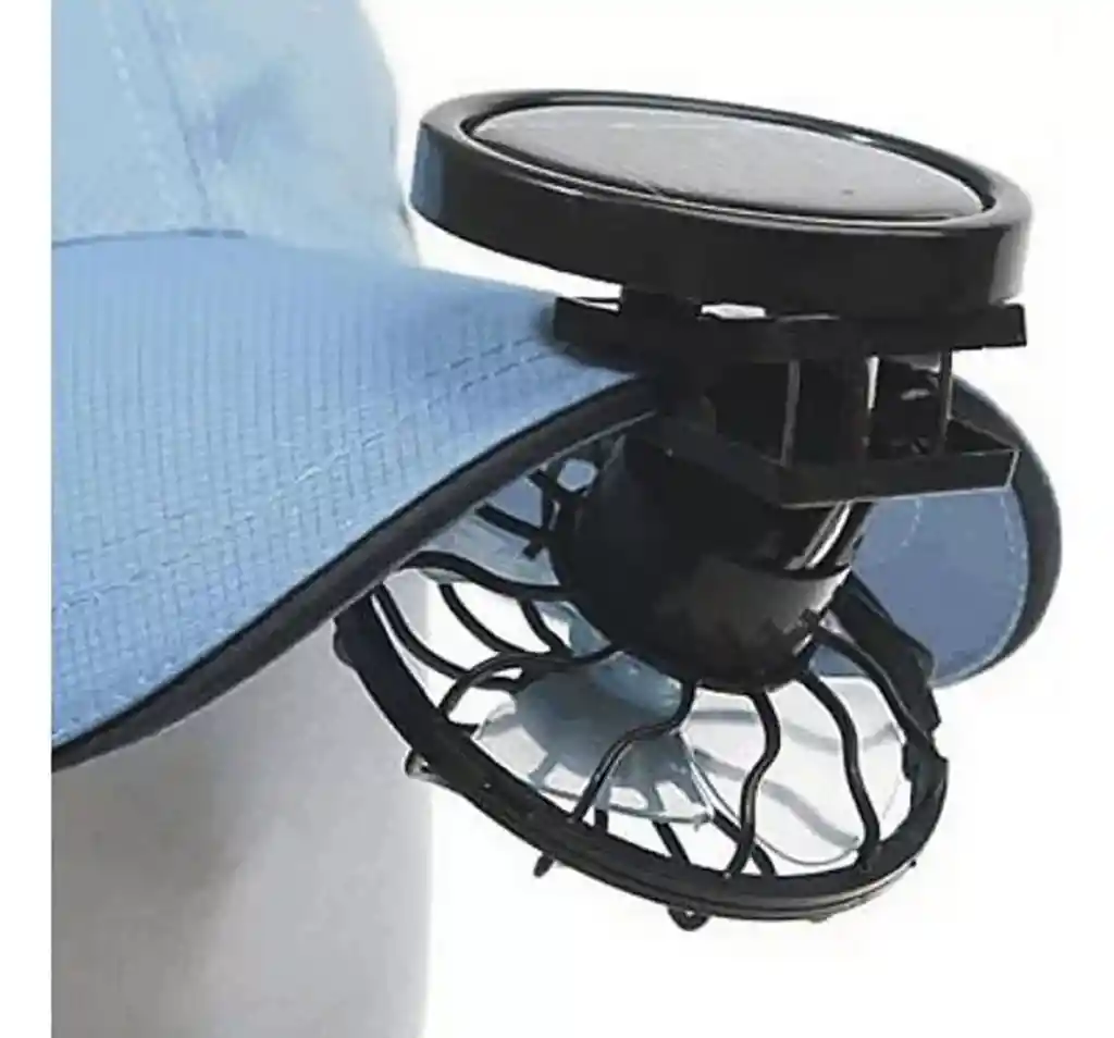 Ventilador Solar De Pinza Para Sombrero Gorra