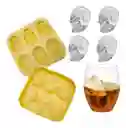 Molde De Silicona Para Hielos En Forma De Calavera
