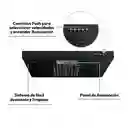 Campana Extractora Challenger 60cms Tipo Pared Cx4310 Negra