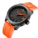 Reloj Naviforce Casual Nf9202t Crono Hombre Goma + Estuche