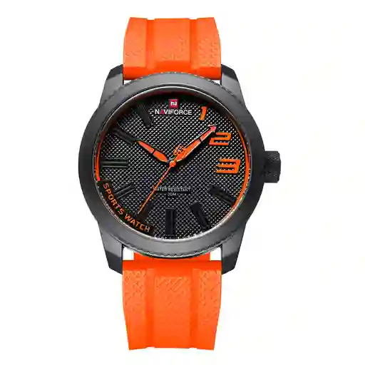 Reloj Naviforce Casual Nf9202t Crono Hombre Goma + Estuche
