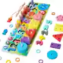 Juego Multifuncional Didactico Aprendizaje Numeros Figuras Abaco