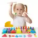 Juego Multifuncional Didactico Aprendizaje Numeros Figuras Abaco