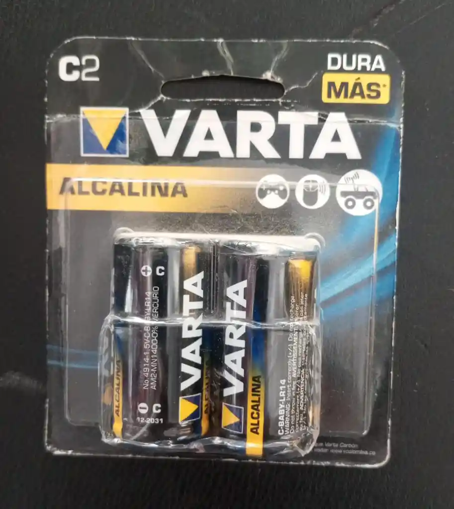 Pila C Alkalina Par Varta