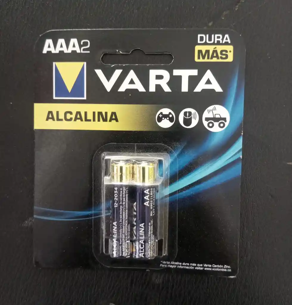 Pila Aaa Alkalina Par Varta