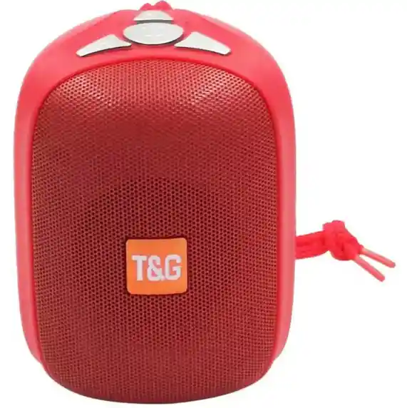 Parlante Bluetooth Tg609 Inalámbrico Rojo