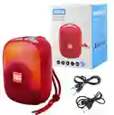 Parlante Bluetooth Tg609 Inalámbrico Rojo