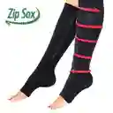 Medias De Compresión Zip Sox | Anti Varices Y Circulacion (color Negro)