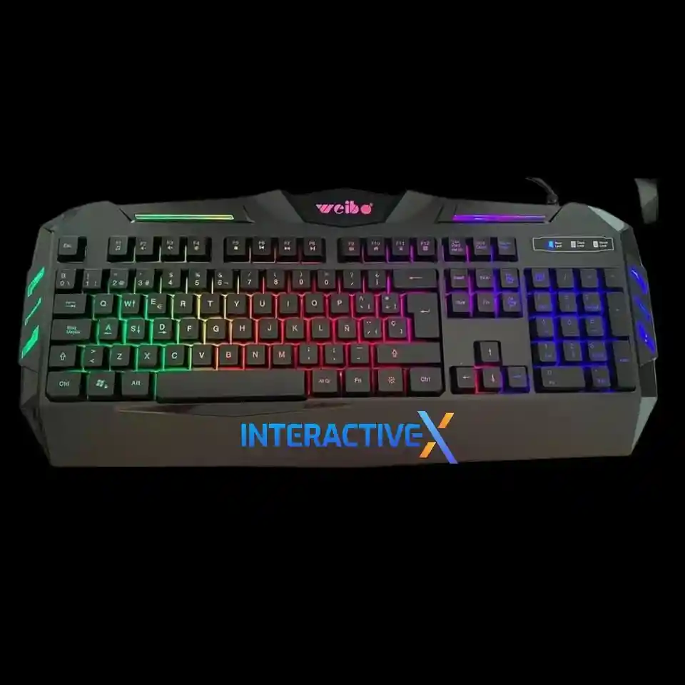 Combo Gamer Rgb Usb / Teclado Y Mouse Retroiluminado