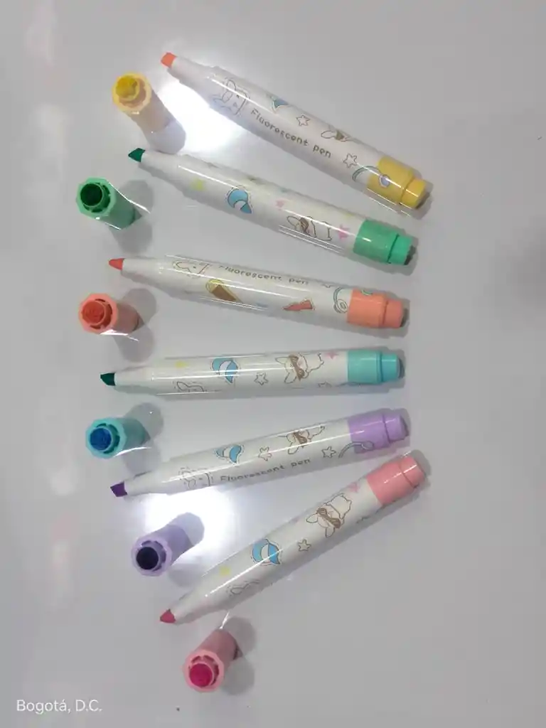 Resaltadores En Estuche De Sellos