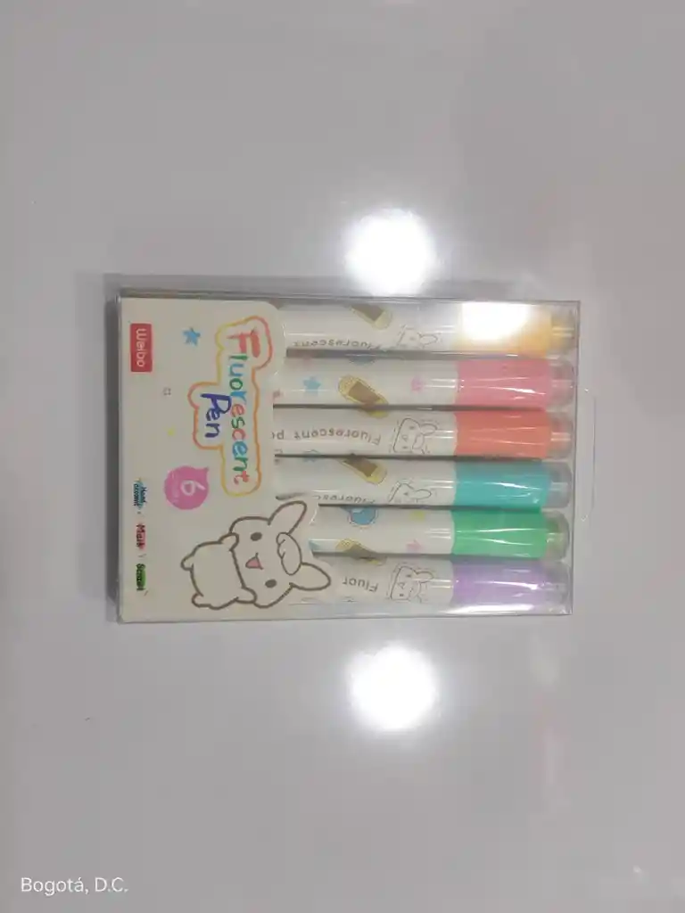 Resaltadores En Estuche De Sellos
