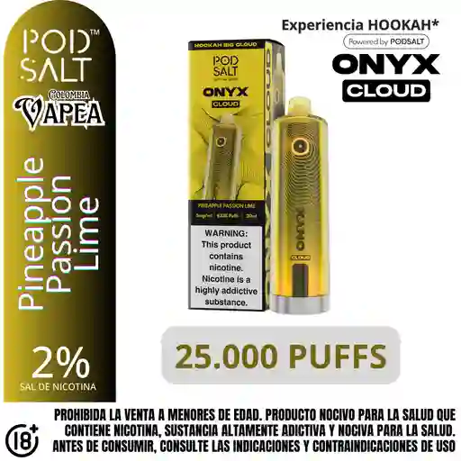 Vape Podsalt Pineapple Passion Lime 25000 Puffs 2%