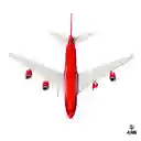 Avión De Colección Coca Cola Airbus A380 Rojo Aircraft Model
