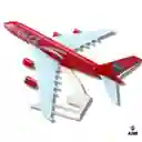 Avión De Colección Coca Cola Airbus A380 Rojo Aircraft Model
