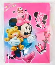 Agenda Para Niña Con Candado Mediana Motivos Surtidos