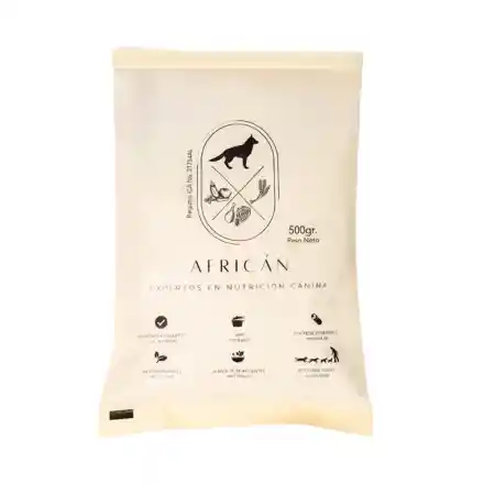 African Comida Para Perro Triple Proteina 500gr