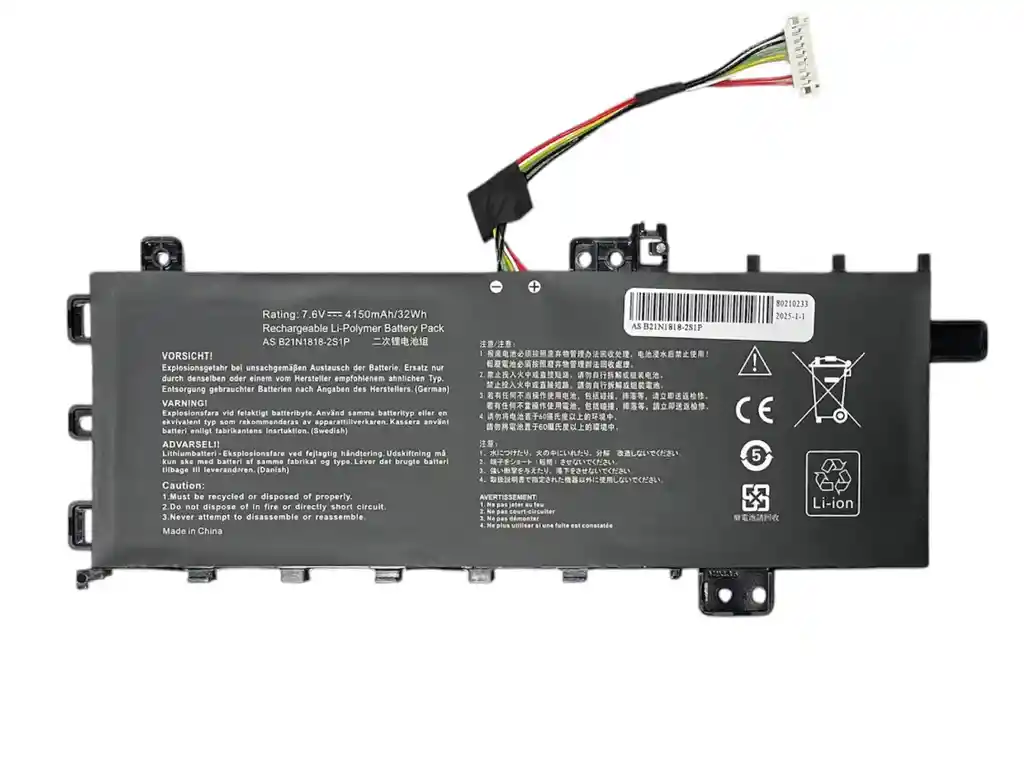 Bateria Portatil Para Asus B21n1818 X512f X512d F512da A512fb