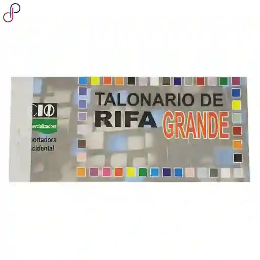 Talonario De Rifa Grande