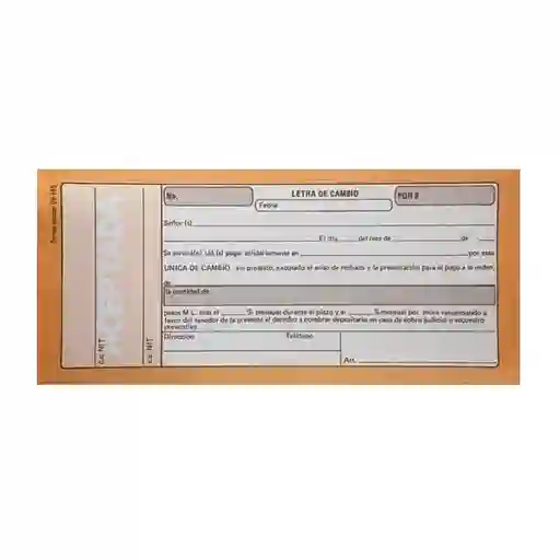 Letra De Cambio