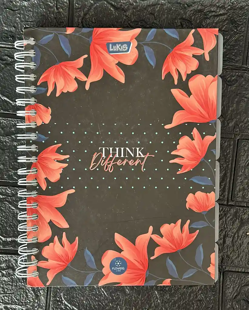 Cuaderno 7 Materias Grande Dama Cuadriculado Lukis