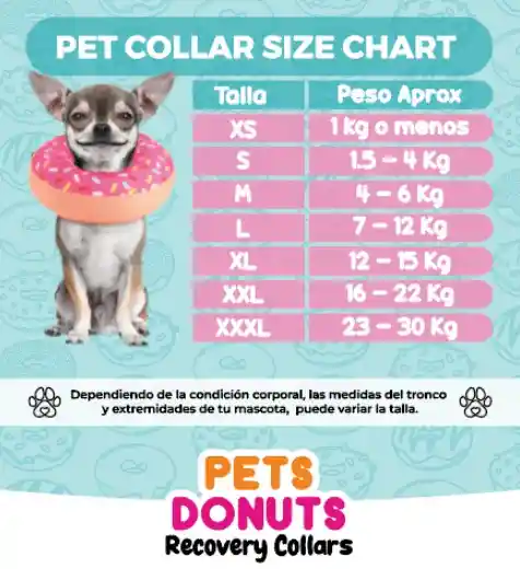 Collar Isabelino Dona Perro Talla Xl