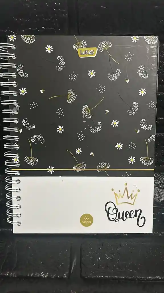 Cuaderno 5 Materias Grande Dama Cuadriculado Lukis