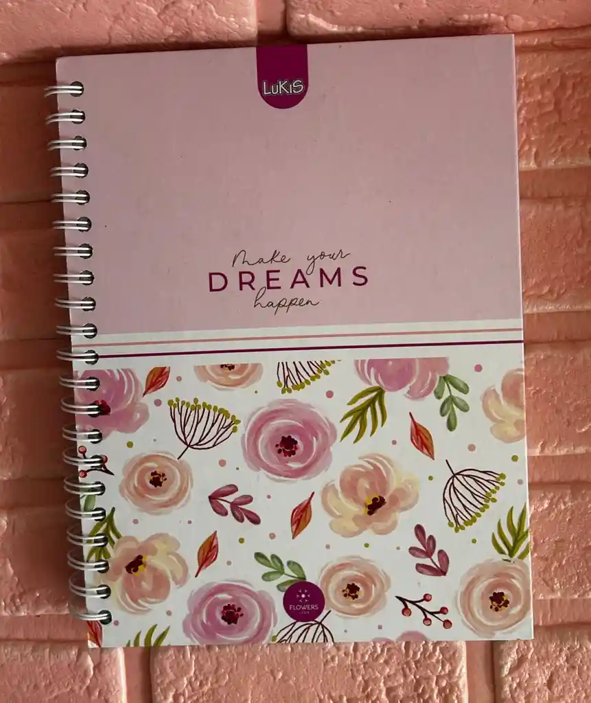Cuaderno 5 Materias Grande Dama Cuadriculado Lukis