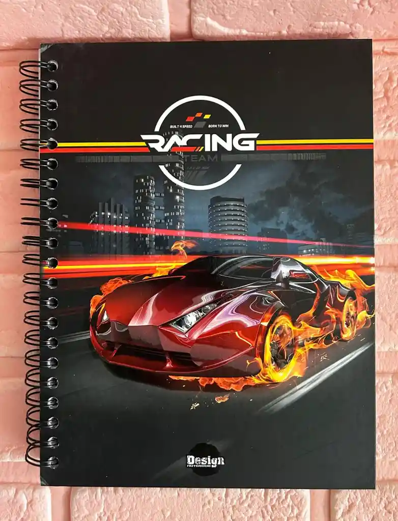 Cuaderno 5 Materias Grande Caballero Cuadriculado Desing