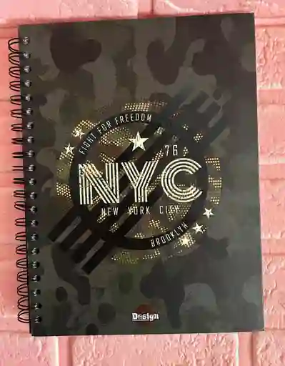 Cuaderno 5 Materias Grande Caballero Cuadriculado Desing