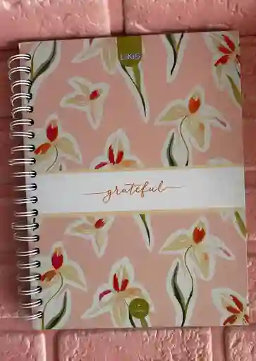 Cuaderno 5 Materias Grande Dama Cuadriculado Lukis