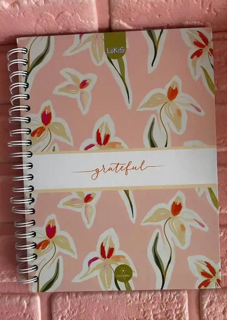 Cuaderno 5 Materias Grande Dama Cuadriculado Lukis