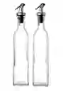 Botellas De Vidrio 250 Ml Con Válvula Dosificadora X2