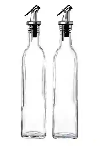 Botellas De Vidrio 250 Ml Con Válvula Dosificadora X2