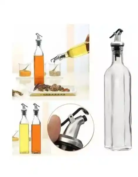Botellas De Vidrio 250 Ml Con Válvula Dosificadora X2