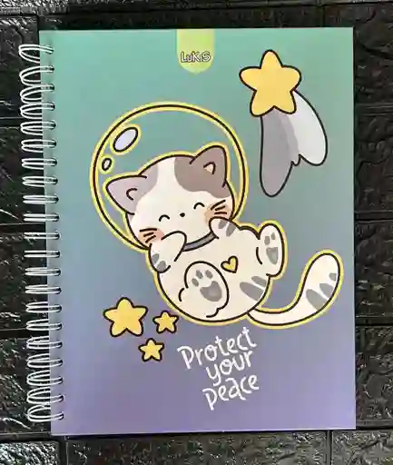 Cuaderno 5 Materias Grande Dama Cuadriculado Lukis