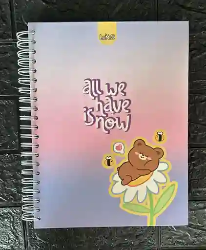 Cuaderno 5 Materias Grande Dama Cuadriculado Lukis
