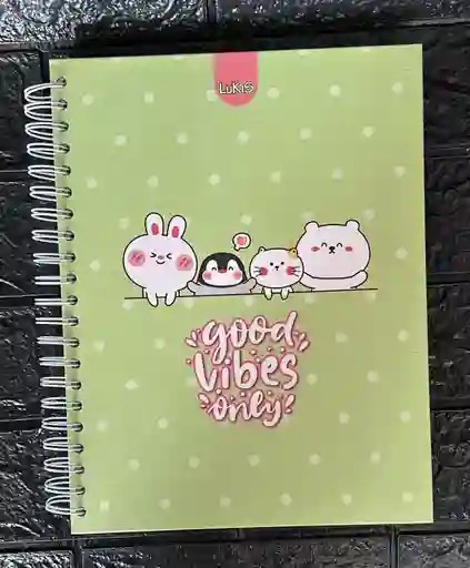 Cuaderno 5 Materias Grande Dama Cuadriculado Lukis