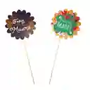 Pines Decorativos Dia De Las Madres X12 Und