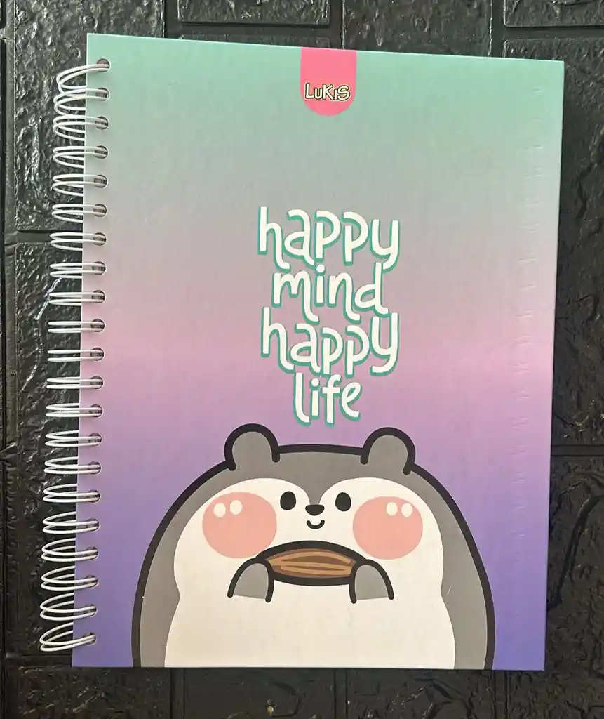Cuaderno 5 Materias Grande Dama Cuadriculado Lukis
