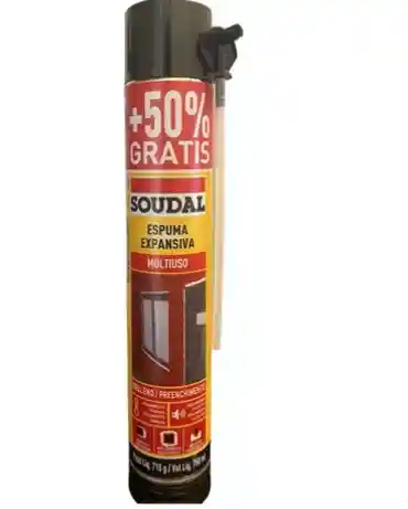 Espuma Expansiva Multiusos Soudal X750ml