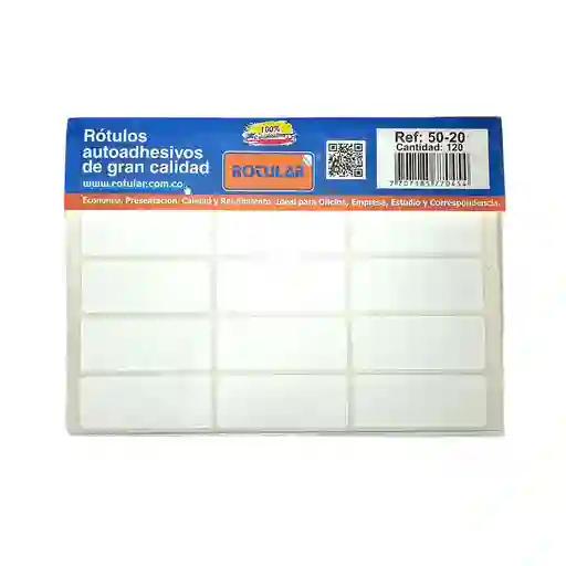 Rotulos Adhesivos Ref 50-20