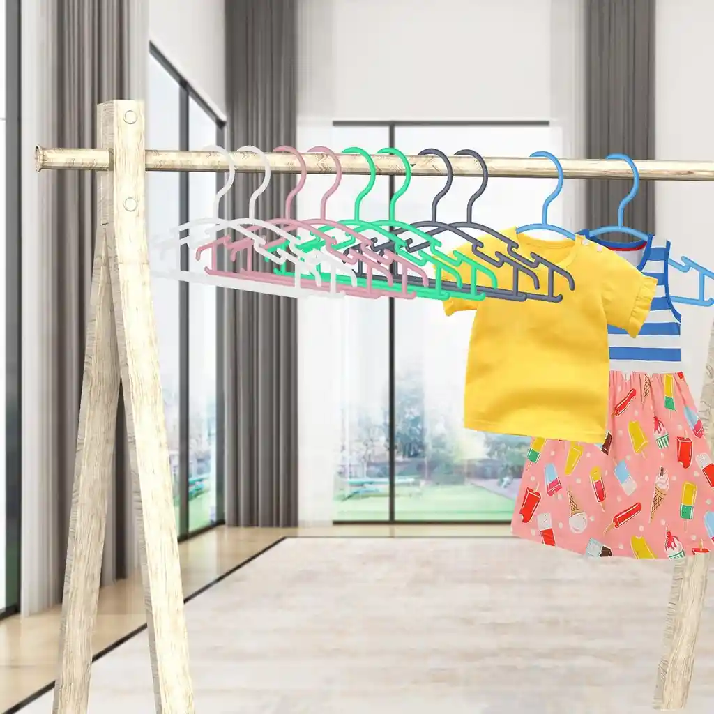 Ganchos De Ropa Niños Bebés X 20 Multicolor 37500