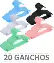 Ganchos De Ropa Niños Bebés X 20 Multicolor 37500