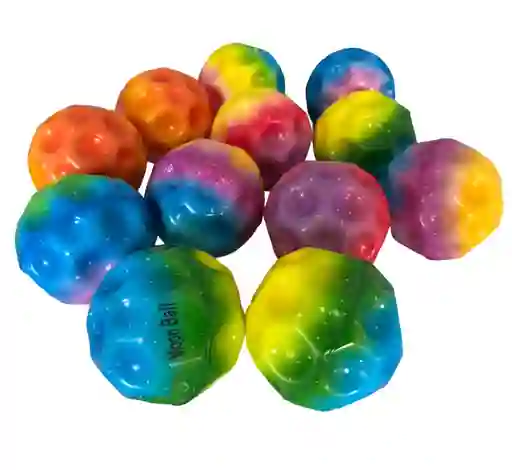 Pelotas Antiestres X6u Espuma De Goma Alto Relieve Colores/ Colores
