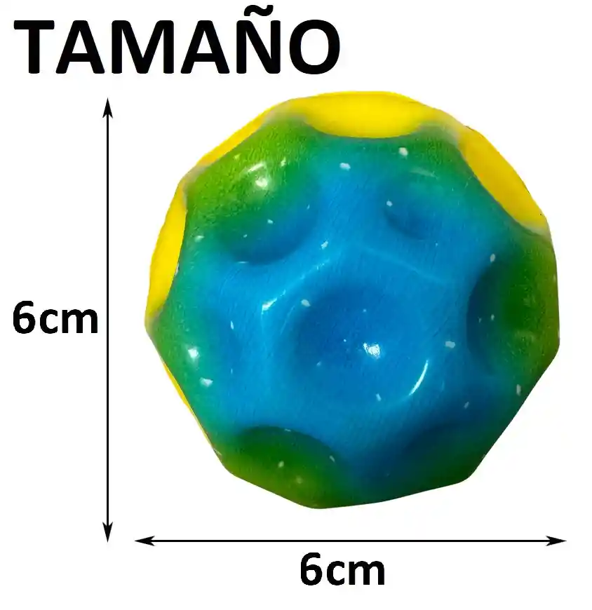 Pelotas Antiestres X6u Espuma De Goma Alto Relieve Colores/ Colores