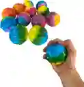 Pelotas Antiestres X6u Espuma De Goma Alto Relieve Colores/ Colores