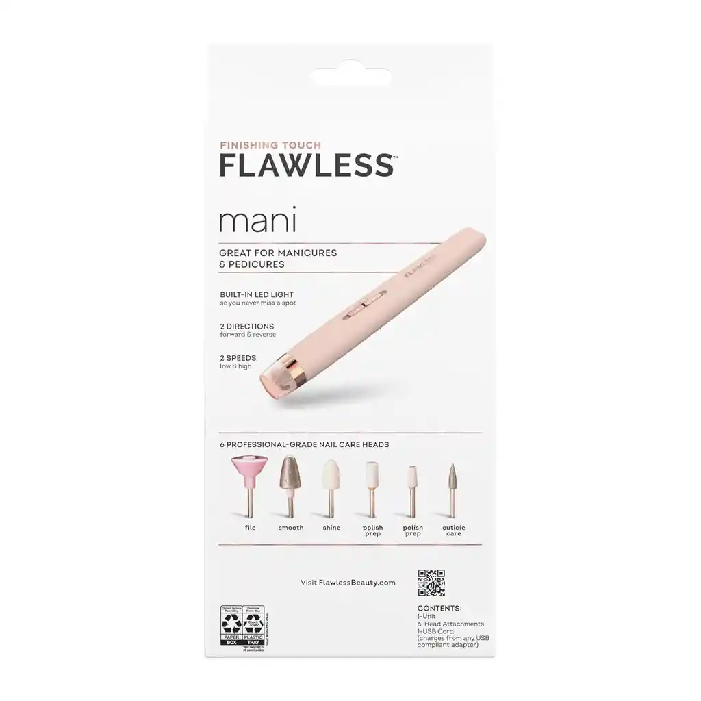 Pulidor De Uñas Flawless Original Manicure Pedicure