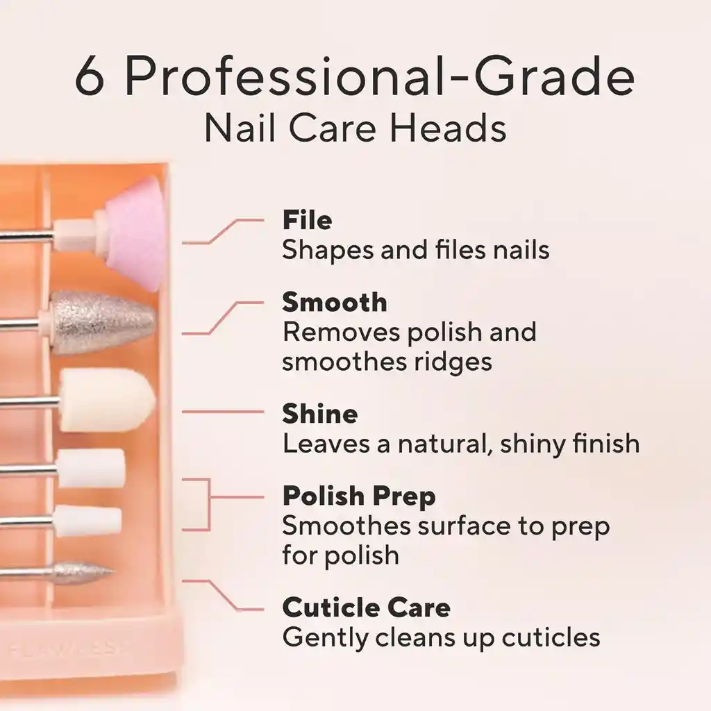 Pulidor De Uñas Flawless Original Manicure Pedicure